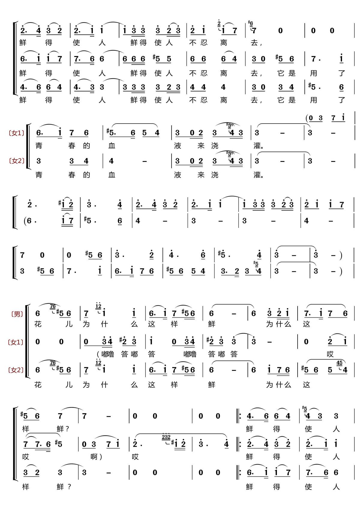 花儿为什么这样红歌词(花儿为什么这样红歌词原唱) 花儿为什么这样红歌词(花儿为什么这样红歌词原唱)